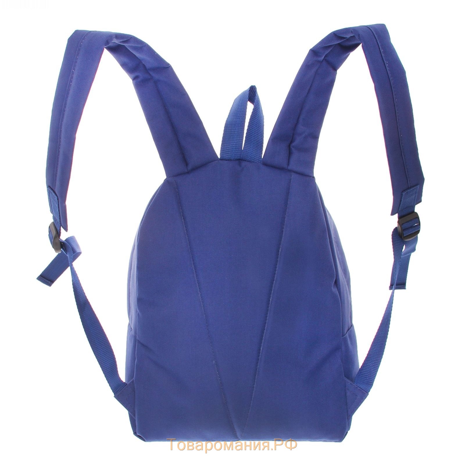 Рюкзак молодёжный из текстиля на молнии, 1 карман, цвет синий