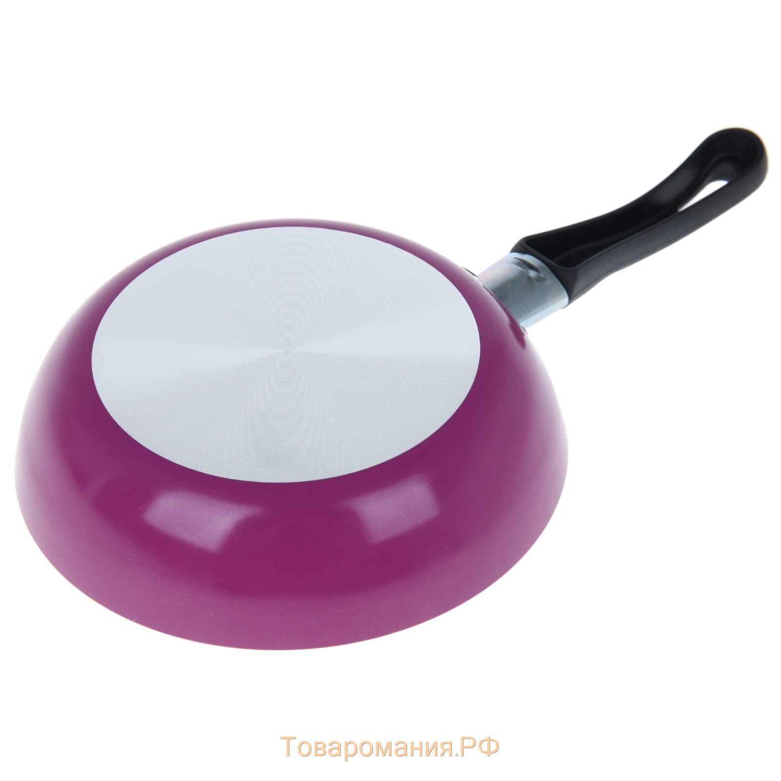 Сковорода Colibri, d=16 см, пластиковая ручка, антипригарное покрытие, цвет розовый