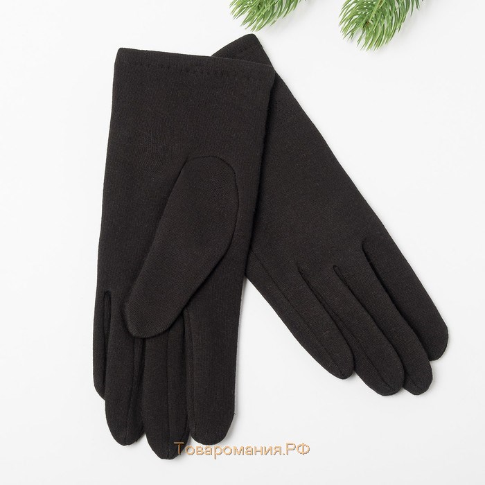 Перчатки женские "Леди", размер 17, цвет чёрный