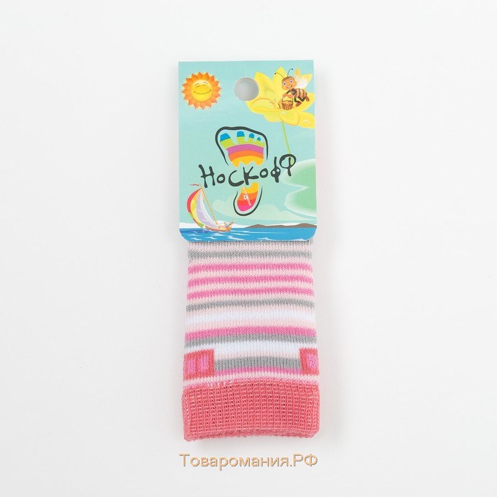Носки детские махровые, цвет розовый, размер 7-8