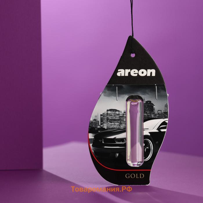 Ароматизатор на зеркало Areon Liquid lux жидкий, gold, 5 мл 704-LX-01