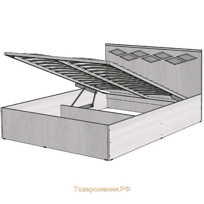 Кровать 140 ПМ с орт.основанием Диана 1450х2036х912 Анкор Светлый