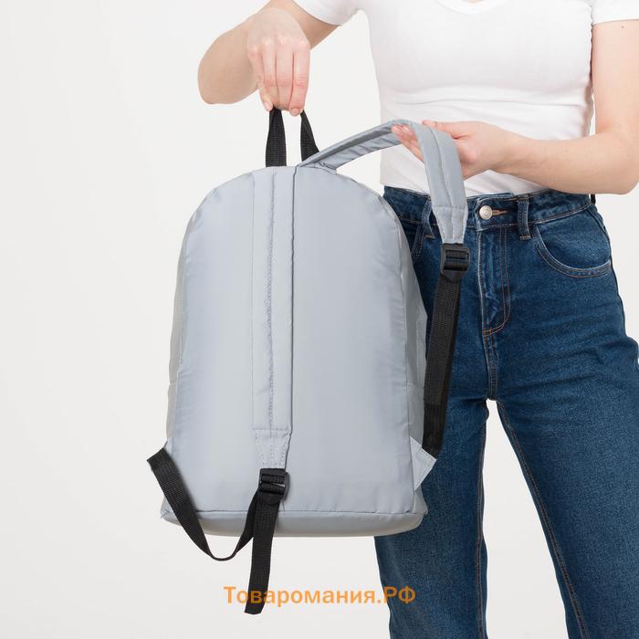 Рюкзак школьный текстильный «Не святая»,светоотражающий, 42 х 30 х 12см