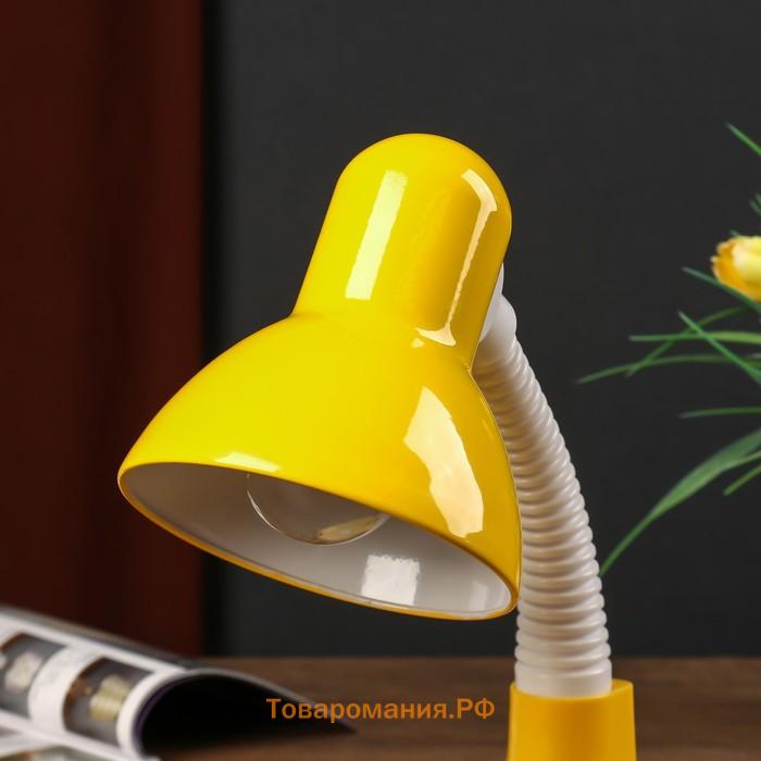 Светильник настольный UT-221 E27 40Вт на подставке желтый 27,5х37х14 см
