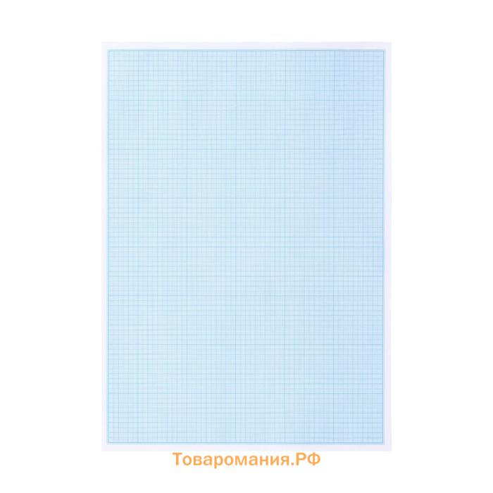 Бумага масштабно-координатная А3 10 листов Calligrata, голубая сетка