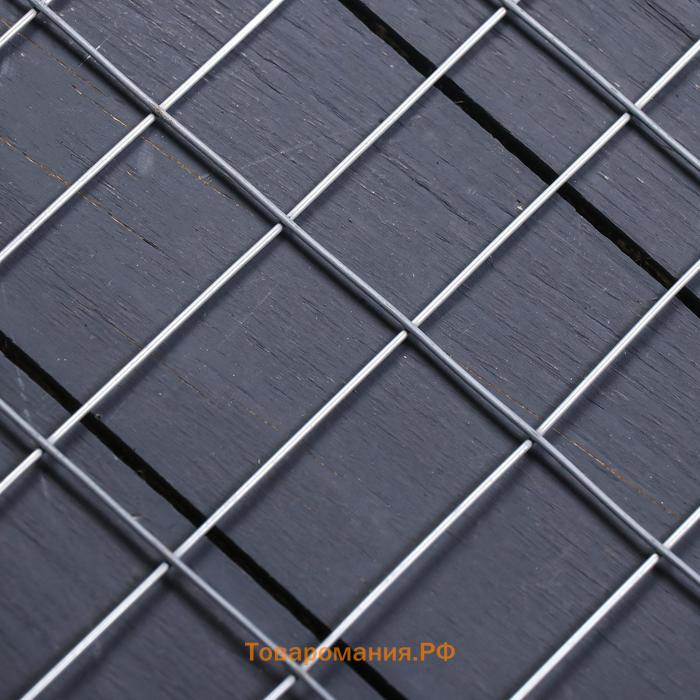 Сетка оцинкованная, сварная, 1 × 10 м, ячейка 25 × 50 мм, d = 1,4 мм, металл