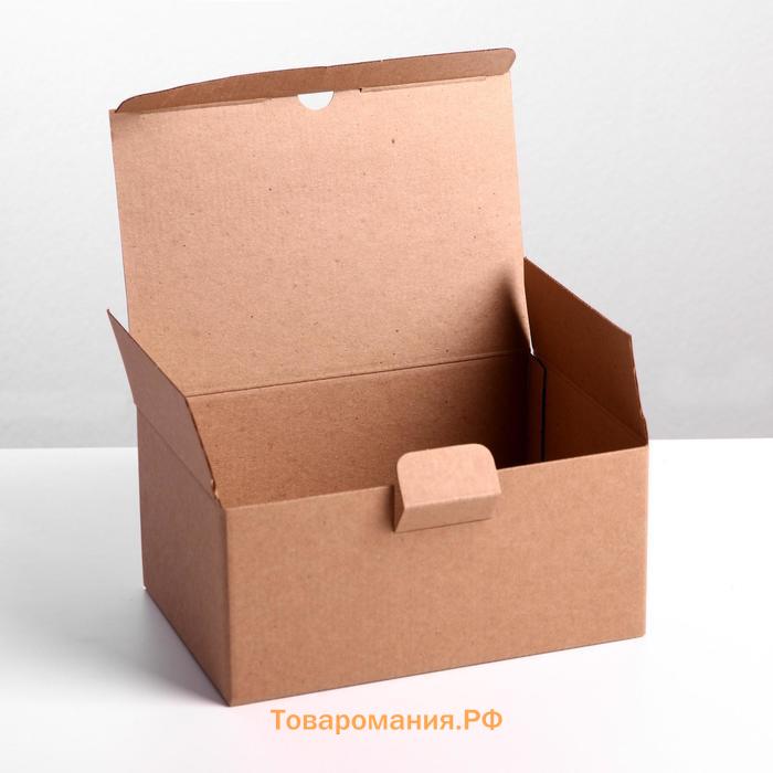 Коробка подарочная складная, упаковка, 22 х 15 х 10 см