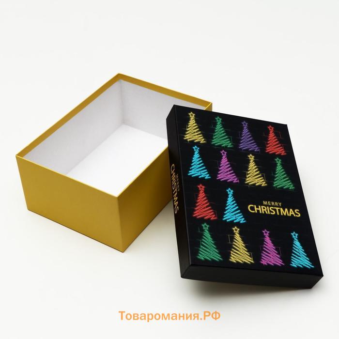 Набор коробок 3 в 1 Merry christmas, 23 х 16 х 9,5 - 19 х 12 х 6,5 см