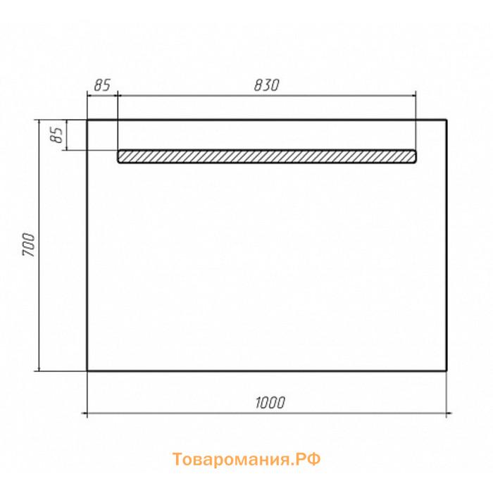 Зеркало Домино Good Light 100, с подсветкой