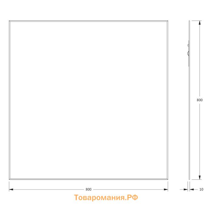 Зеркало Evoform, с фацетом, 5 мм, 80х80 см