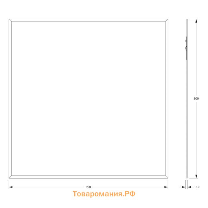 Зеркало Evoform, с фацетом, 15 мм, 90х90 см