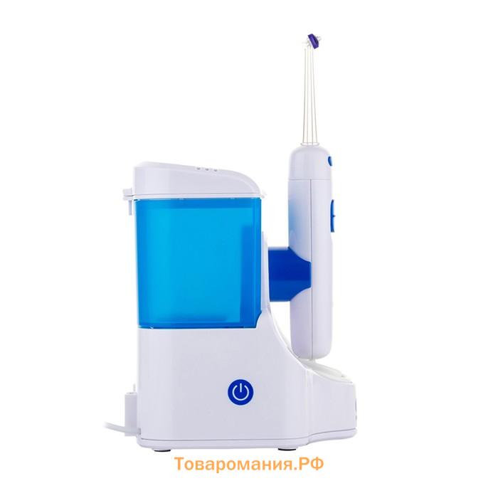 Ирригатор CS Medica AquaPulsar CS-2, 18 Вт, портативный, 2 режима, 5 насадок, 220 В, белый