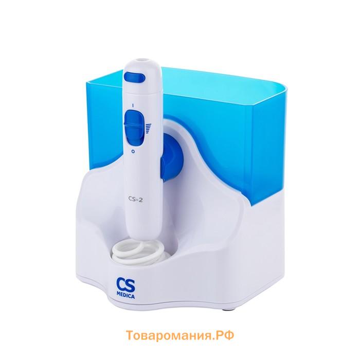 Ирригатор CS Medica AquaPulsar CS-2, 18 Вт, портативный, 2 режима, 5 насадок, 220 В, белый