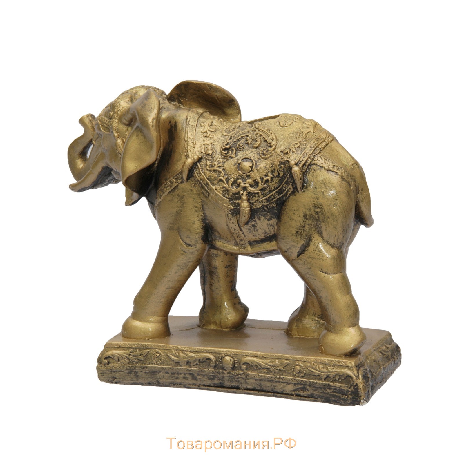 Копилка "Слон" бронза, 14х26см