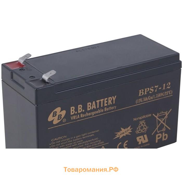 Батарея для ИБП BB BPS 7-12, 12 В, 7 Ач