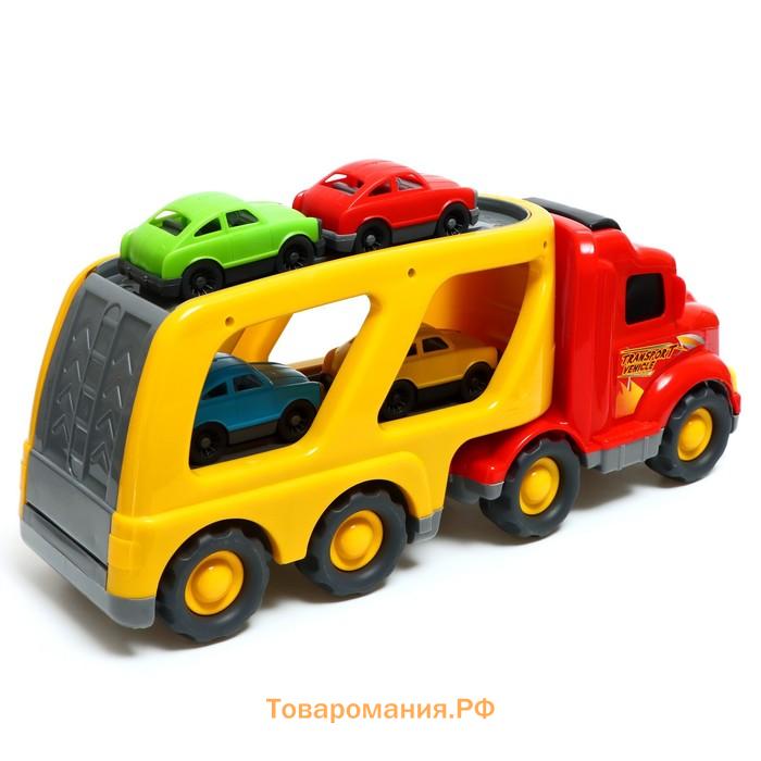 Автовоз Car Hauler, цвета МИКС