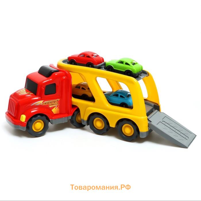 Автовоз Car Hauler, цвета МИКС