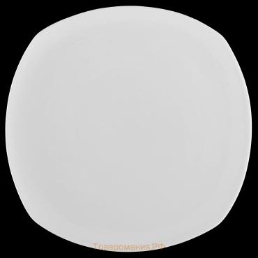 Тарелка фарфоровая пирожковая Wilmax Ilona, d=16,5 см, цвет белый
