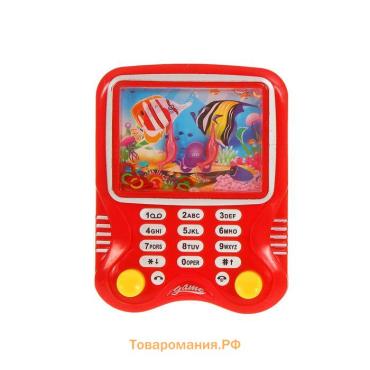 Водная игра с колечками «Телефон», цвета МИКС