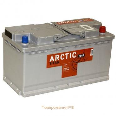 Аккумуляторная батарея Titan Arctic Silver 100 Ач, обратная полярность