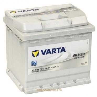 Аккумуляторная батарея Varta 54 Ач, обратная полярность Silver Dynamic 554 400 053