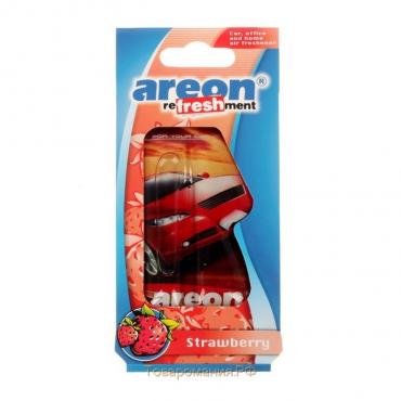 Ароматизатор на зеркало Areon Refreshment гелевый, клубника 704-025-908