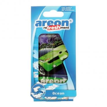 Ароматизатор на зеркало Areon Refreshment гелевый, океан 704-025-910