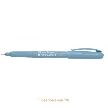 Ручка капиллярная для черчения Centropen 2631 линия 0.1 мм, цвет чёрный, длина письма 500 м
