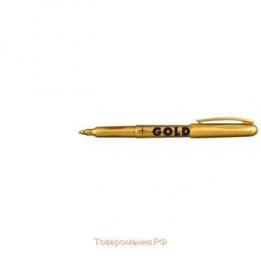 Маркер перманентный для декора 3.8 мм Centropen 2690, линия 1,5 -3,0 мм, цвет золотой