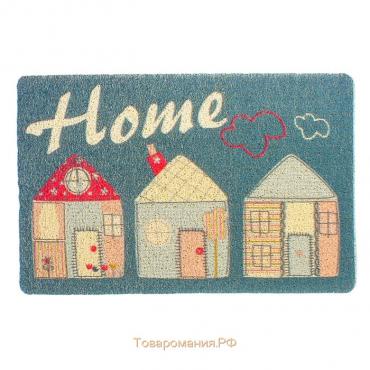 Коврик придверный грязезащитный Home, 37×58 см