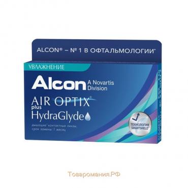 Контактные линзы - Air Optix Plus HydraGlyde, -1.5/8,6, в наборе 3шт