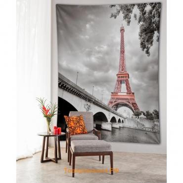 Декоративное панно с фотопечатью «Романтика в Париже», вертикальное, размер 100х150 см
