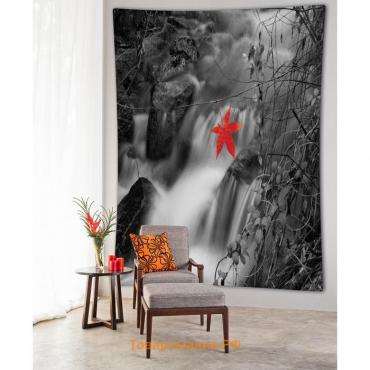 Декоративное панно с фотопечатью «Остановка водопада», вертикальное, размер 100х150 см
