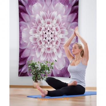Декоративное панно с фотопечатью «Фиолетовый цветок», вертикальное, размер 100х150 см
