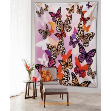 Декоративное панно с фотопечатью «Бабочки стремятся к цели», вертикальное, размер 150х200 см