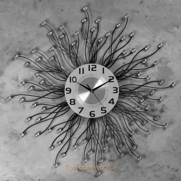 Часы настенные, серия: Ажур, "Родгау", плавный ход, d-68 см, циферблат 22 см