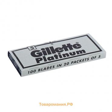 Сменные лезвия Gillette Rubie Platinum для безопасных бритв 5шт