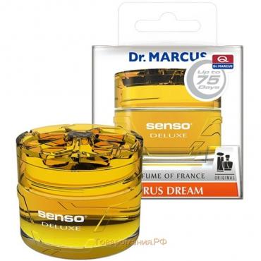 Ароматизатор Dr.Marcus Senso DeLuxe «Citrus», гелевый, на панель, 50 мл 25561a