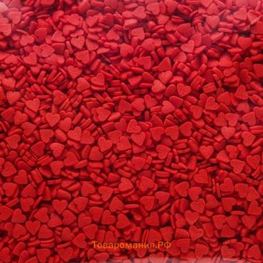 Кондитерская посыпка «Мини-сердце», красная, 750 г