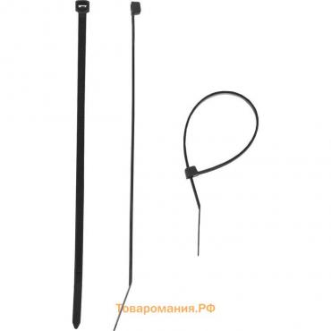 Стяжки кабельные "ЗУБР" черные КС-Ч1, 4.5 x 180 мм, нейлон, 100 шт.