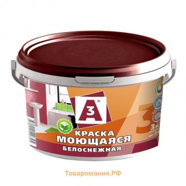 Краска моющаяся ВД A3, 3кг