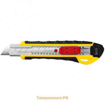 Нож STAYER 0916_z01, с автостопом KS-18A, сегментированные лезвия, 18 мм