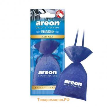 Ароматизатор Areon Pearls, на зеркало, мешочек, аромат новая машина, 50 г 161411h