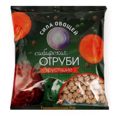 Сибирские отруби Сила овощей, хрустящие, 100 г