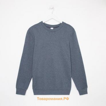 Свитшот мужской MINAKU: Casual collection MAN цвет графит меланж, размер 50