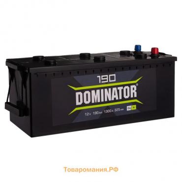 Аккумулятор Dominator 190 А/ч, 1300 А, 513х223х223, обратная полярность